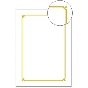 우진 출력용상장용지 A4 로얄 P1 흰색 100매, 단품, 상세페이지 참조