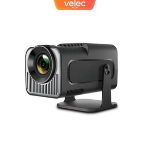 미니빔프로젝트 Velec HY320 미니 프로젝터 네이티브 720P 안드로이드 11 4K 300ANSI Wifi6 BT5.0 가정 야외 180 ° 회전 신제품, 2) HY320 Mini - 미국 플러그