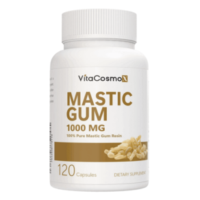 [미국빠른직구] 비타코스모 매스틱검 1000mg VitaCosmoX Mastic Gum, 1개, 120정