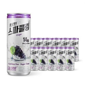 칼로바이 프로틴 스파클링 WPI 단백질 음료 포도맛, 240ml, 10개