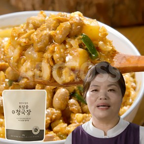 [인포벨]TV홈쇼핑정품 애드크로스 토담골 생 청국장 18개 김명숙 명인 자연발효 전통재래방식 냄새없는 청국장, 1세트, 1.08kg