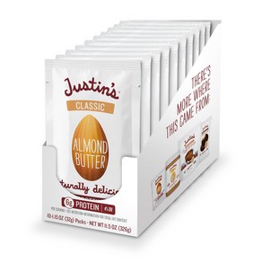 Justin's Classic Almond Butte Squeeze Packs Only Justin's Classic Almond Butte Squeeze Packs 2가지, 1개, 32g