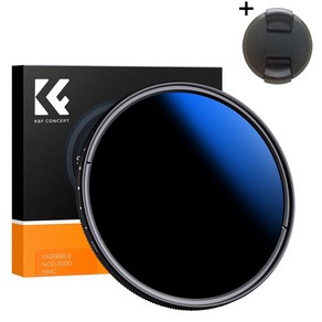 K&F Concept 67mm ND2-ND2000 가변 ND 필터 (캡포함) Japan AGC Glass Blue-Coated Fader ND2-2000 Filter + cap