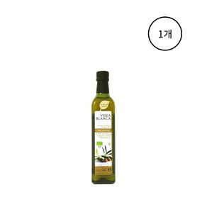 나카토(Villa Blanca) 유기농 엑스트라 버진 올리브 오일 병, 1개, 500ml