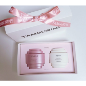 [선물포장] 탬버린즈 퍼퓸 핸드크림 미니 듀오 세트 (PUMKINI+FEY9) TAMBURINS PERFUME HAND CREAM, 2개, 15ml