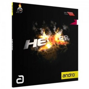 [ANDRO] 안드로 헥서(HEXER) 평면러버, RED 2.1mm, 1개