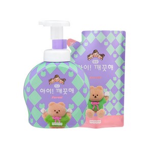 아이깨끗해 EPEP 폼핸드솝 숲속산책 490ml용기x1개 + 450ml리필 x 1개