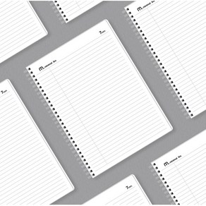 7mm라인 PP노트 B5 72매