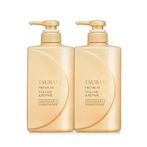 TSUBAKI 프리미엄 볼륨 & 리페어 컨디셔너 490ml 2개