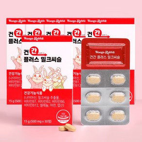 우고래빗 실리마린 건간 플러스 밀크씨슬 500mg 6개월분, 6개, 30정