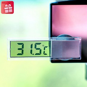 thermo hygrometer J636 흡착식 디지털온도계 차량용 실내온도계습도계