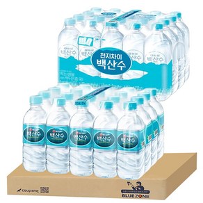 [블루존] 백산수330ml x 20개 + 백산수 무라벨 330ml x 20개, 40개, 330ml