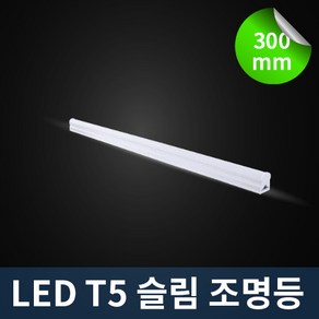 T5 3핀 슬립형 Led 아이램프 300mm주광색 + 1.5m 전용코드