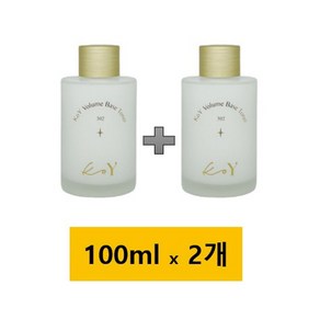 (2개)고현정 koy 코이 볼륨 베이스 토너 밀크 세라마이드 정품 100ml, 2개