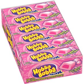 껌 Hubba Bubba Max 풍선껌 18 5개 팩(90개 팩), 450개