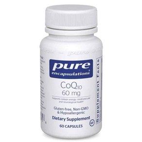 Pue Encapsulations CoQ10 60mg 캡슐, 1개, 60정