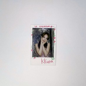 르세라핌 사쿠라 안티프레자일 폴라로이드 포토카드 포카 LE SSERAFIM SAKURA ANTIFRAGILE POLAROID PHOTOCARD 4, 1개