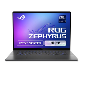 에이수스 2025 ROG 제피러스 G16 코어Ulta9 인텔 2세대 지포스 RTX 5070 Ti, 이클립스 그레이, 1TB, 64GB, WIN11 Po, GU605CR-QR152W