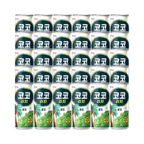 롯데칠성 코코리치 포도 240ml x 30캔, 30개