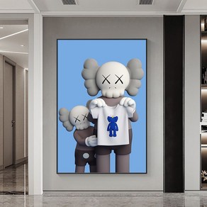 KAWS 카우스 액자 팝아트 사이즈별 35가지 일러스트