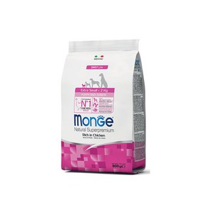 [DOG]몬지 내추럴 슈퍼프리미엄 엑스트라스몰 퍼피&주니어 치킨 800g/ 2개월 이상 어린반려견 2kg 미만, [DOG]몬지 내추럴 슈퍼프리미엄 엑스트라스몰 퍼피&주, 1개