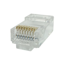 랜스타 RJ45 커넥터 잭 관통형 100개입 CAT5E UTP, 1개