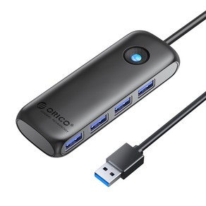 오리코 4포트 A타입 5Gbps 무전원 USB 허브 PDD4A, USB 2.0*4 15cm케이블, USB 2.0*4 15cm케이블, 1개