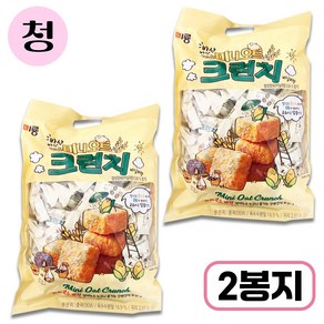 미니 오트 크런치 바닐라맛 520g, 2개