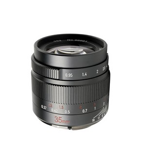 [국내정식판매점] 7Atisans 35mm F0.95 블랙 APS-C MFT 마운트