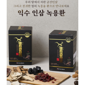 익수제약 익수 인삼 녹용환 50p, 187.5g, 1개