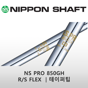 NS PRO 850GH R/S FLEX 테이퍼팁 아이언 스틸 샤프트