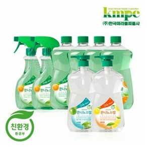 [KT알파쇼핑]시즌3 은나노스텝 다용도세정제 550ml 2개+1 100ml 4개+주방세제1 1000ml 2개