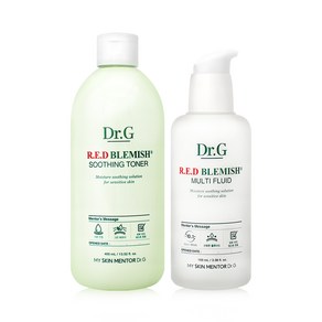 D.G 닥터지 레드 블레미쉬 2종 단품 (수딩 토너 400ml+레드 멀티 플루이드 100ml), 1개