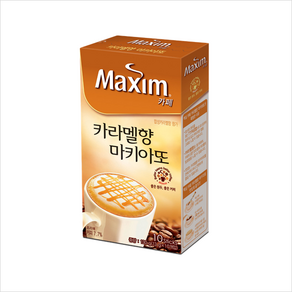 맥심 카페 카라멜향 마끼아또 커피믹스, 13g, 10개입, 12개