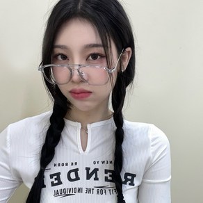 하리몽드 남녀공용 데일리 빈티지 라운드 스퀘어 안경테 4color