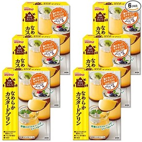 나메라카 푸딩 55g 6개입 일본푸딩 24개분 짐에서 푸딩 닛싱제분, 6개