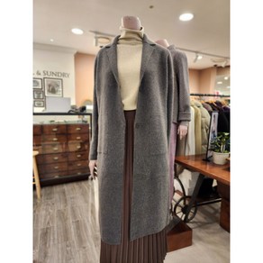 BCBG [올앤선드리] 헤어리 니트COAT - A3WAK105 98 [CH GRAY]