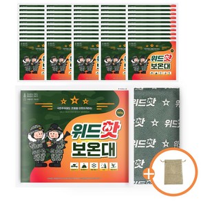 [다봉산업] 위드핫보온대160g +파우치, 50개