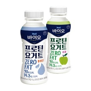 매일바이오 프로틴요거트 총8개 혼합팩 로우슈거, 8개, 260ml