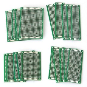 PCB3X7 일렉킹 PCB 만능기판 8X12 양면기판 납땜 회로판 PCB6X8 PCB8X12 PCB기판 PCB보드, 1개