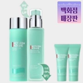 비오템 옴므 아쿠아파워 토너 200ml+ 모이스처라이저 100ml 2종세트 백화점 선물포장, 1개