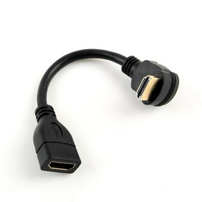 HDMI 하향 꺾임형 연장 젠더 MF, 1개