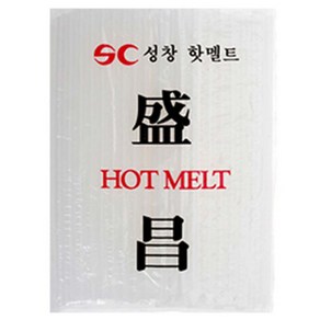 성창 핫멜트봉 소 7.3mm 약650-700g 1봉지 투명 글루심 핫멜트 글루 스틱, 1세트