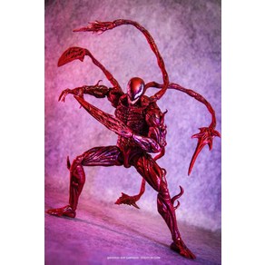 마블 카니지 베놈 렛데어비카니지 관절 가동 액션 20cm 피규어, CARNAGE VENOM, 1개