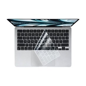 [애니클리어] 노트북 키스킨 맥북 MacBook TPU 투명_맥북 에어13 호환 M1_A2337, 키스킨 A2337_투명, 1개