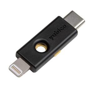 Yubico YubiKey 5Ci Android/PC/iPhone용 컴퓨터 노트북 핸드폰 이중 인증 보안 키 조명/USB-C용 이중 커넥터 - 미국 FIDO 인증