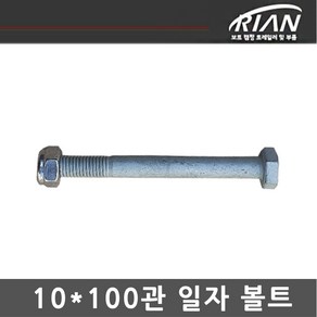 리안 트레일러 10*100 일자볼트