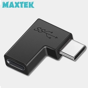 맥스텍 MT173 USB3.1 Type-C 좌우꺽임 연장 젠더 일체형, 1개