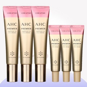 AHC 시즌12 프리미어 앰플 인 아이크림 코어리프팅 40ml 3개+12ml 3개