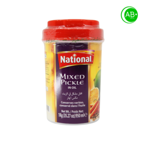 Mixed Pickle NATIONAL 1kg Pakistan 혼합 피클 내셔널 파키스탄, 1개